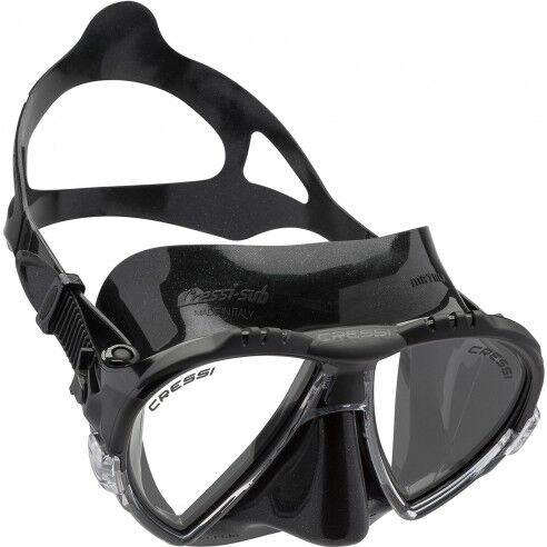 Cressi Maschera subacquea Matrix bivetro Nero