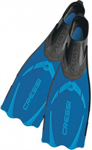 Cressi Pinne a scarpetta Pluma Fins blu 39-40