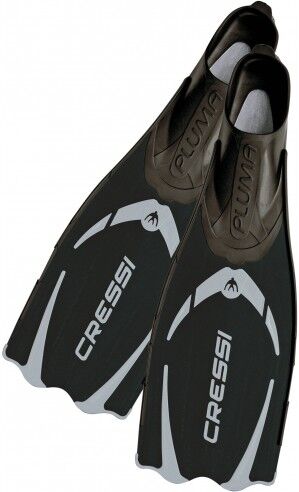 Cressi Pinne a scarpetta Pluma Fins nere 43-44