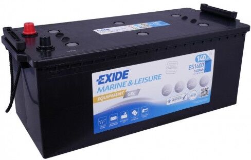 EXIDE Batteria Equipment GEL 12 V 140 Ah per avviamento e servizi ES1600