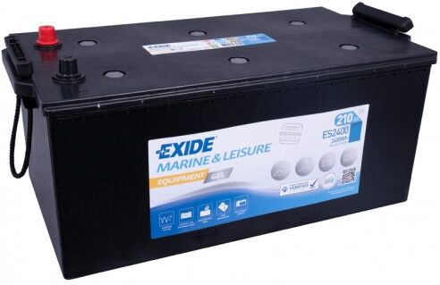 EXIDE Batteria Equipment GEL 12 V 210 Ah per avviamento e servizi ES2400