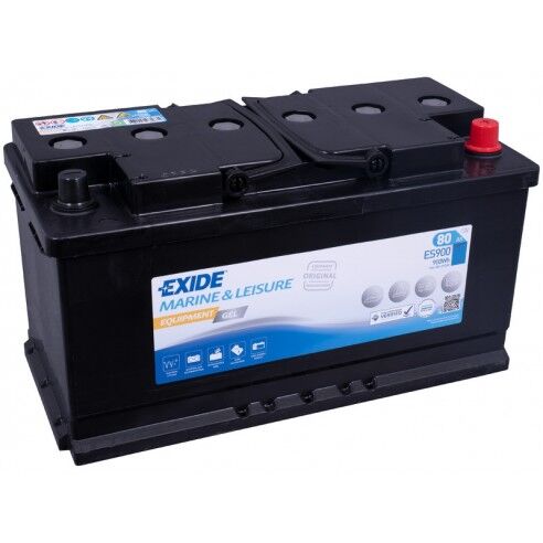 EXIDE Batteria Equipment GEL 12 V 80 Ah per avviamento e servizi ES900
