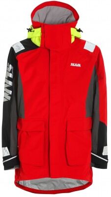 Slam Giacca cerata Pro Ocean red/black/grey XL