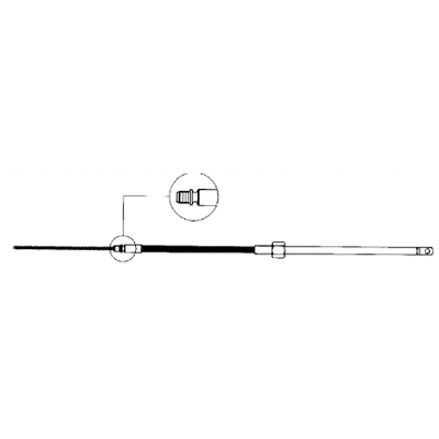 Ultraflex Monocavo M58 per T67 17' Ft. 5.19 m. Ultraflex Monocavo M58 per T67 17' Ft. 5.19 m.