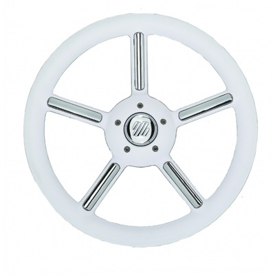 Ultraflex Volante V56 da Ø 350 mm. con impugnatura in plastico morbido Bianco Ø 350 mm. Ultraflex Volante V56 da Ø 350 mm. con impugnatura in plastico morbido Bianco Ø 350 mm.
