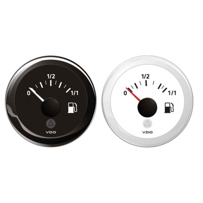 VDO Indicatore di livello carburante 12/24 V 10-180 Ohm Nero VDO Indicatore di livello carburante 12/24 V 10-180 Ohm Nero