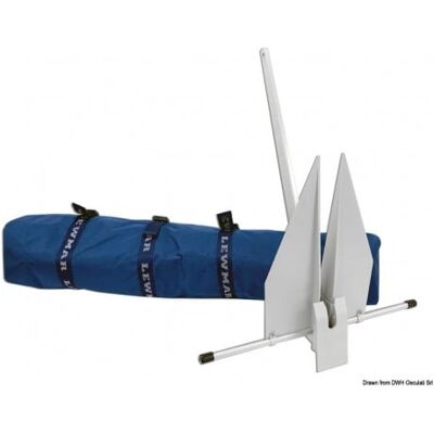 Lewmar Ancora LFX in alluminio anodizzato 2 kg. Lewmar Ancora LFX in alluminio anodizzato 2 kg.