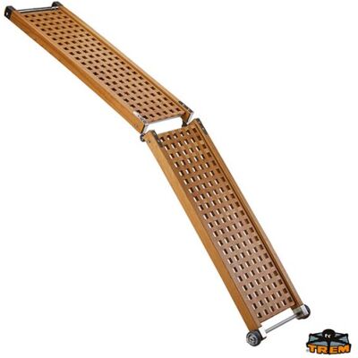 TREM Passerella pieghevole 200 cm. in legno con ruote TREM Passerella pieghevole 200 cm. in legno con ruote