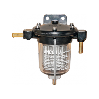 ANCOR Filtro decantatore diesel PFG 11 - Rete acciaio inossidabile, Serbatoio trasparente, 90-180 lt/h ANCOR Filtro decantatore diesel PFG 11 - Rete acciaio inossidabile, Serbatoio trasparente, 90-180 lt/h