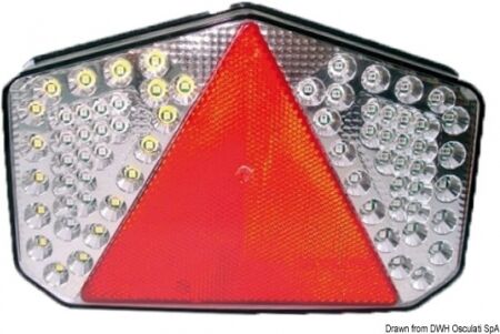 Osculati Fanale posteriore sinistro a LED 12 V