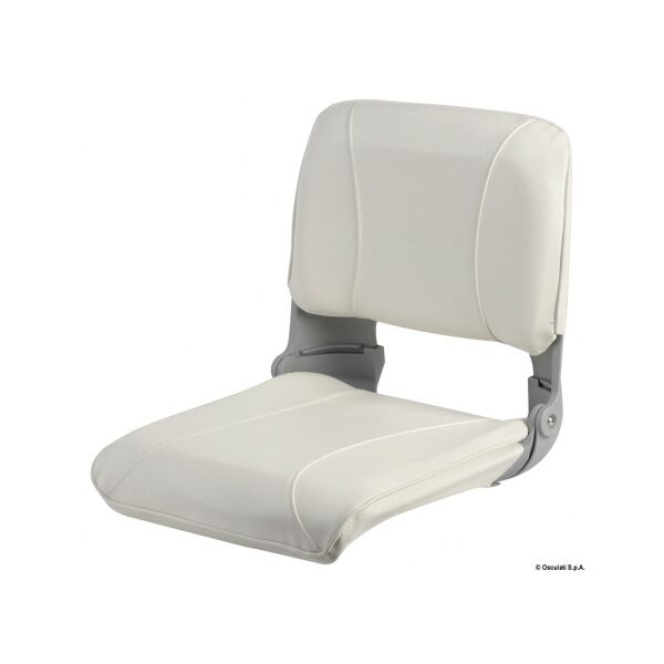 osculati sedile con schienale ribaltabile e imbottitura sfilabile sedile con schienale ribaltab.e sfilabile bianco