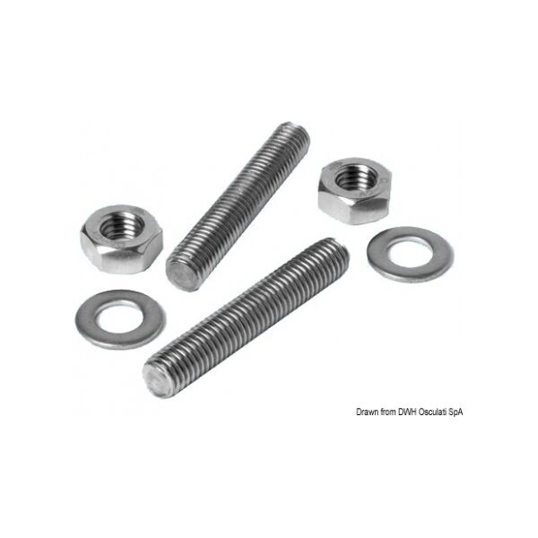 osculati kit prigionieri inox per bitte kit prigionieri inox 12 x 100 mm