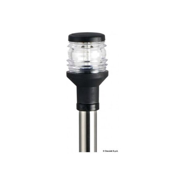 osculati asta retrattile in acciaio inox aisi 316 classic 360° nero