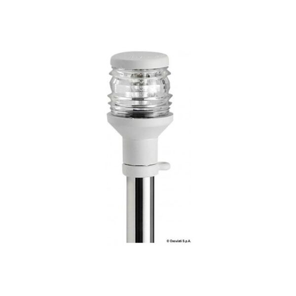 osculati asta retrattile in acciaio inox aisi 316 classic 360° bianco