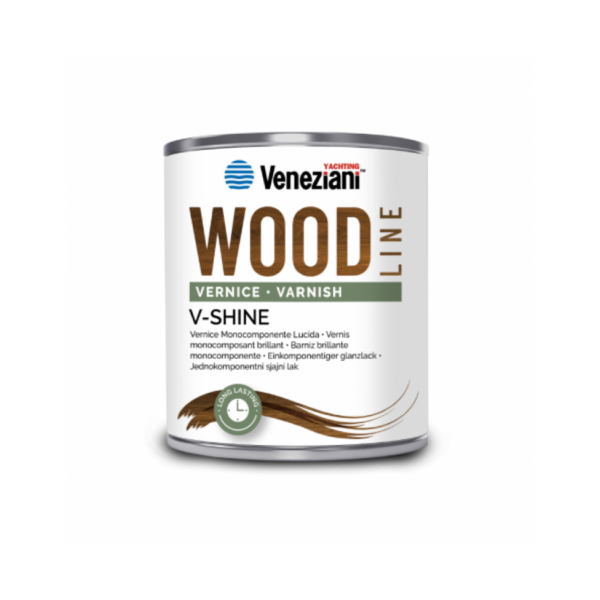 veneziani vernice monocomponente v-shine wood line 0.75 lt.