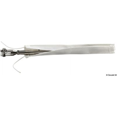 Osculati Proteggi tenditore in poliestere bianco resistente UV Copri tenditore bianco 30 mm Osculati Proteggi tenditore in poliestere bianco resistente UV Copri tenditore bianco 30 mm