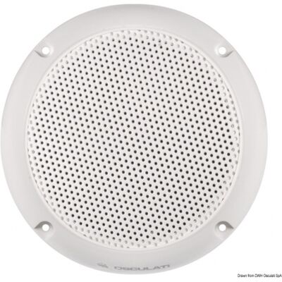 Altoparlanti stereo bianchi 150 mm Osculati - Due vie Altoparlanti stereo bianchi 150 mm Osculati - Due vie