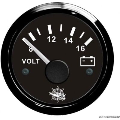 Voltmetro Osculati 8/16 V Bianco - Voltmetro Voltmetro Osculati 8/16 V Bianco - Voltmetro