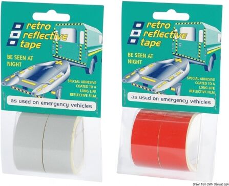 PSP Marine tapes Nastro MARINE autoadesivo riflettente Nastro autoadesivo riflettente bianco 2,5 m