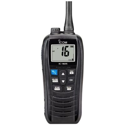 ICOM IC-M25 EVO VHF marino galleggiante portatile Nero ICOM IC-M25 EVO VHF marino galleggiante portatile Nero