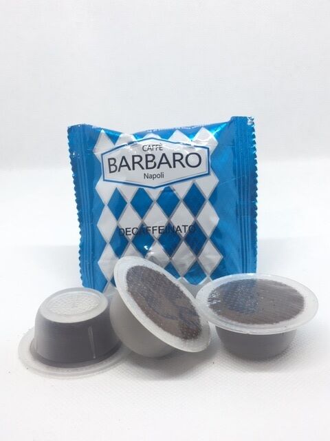 Barbaro 100 Capsule Bialetti Compatibili Caffè d'Italia Barbaro Decaffeinato Barbaro 100 Capsule Bialetti Compatibili Caffè d'Italia Barbaro Decaffeinato