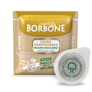 Borbone 600 Cialde Oro ESE in Carta Filtro 44 mm