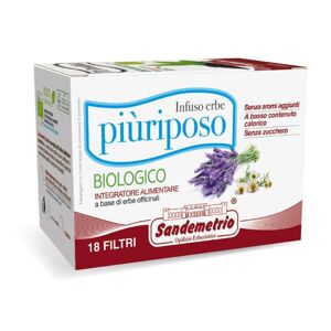 Sandemetrio 18 Filtri di Infuso Più Riposo BIO