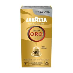 Lavazza 10 Capsule Qualità Oro Compatibili Nespresso int 8 Alluminio