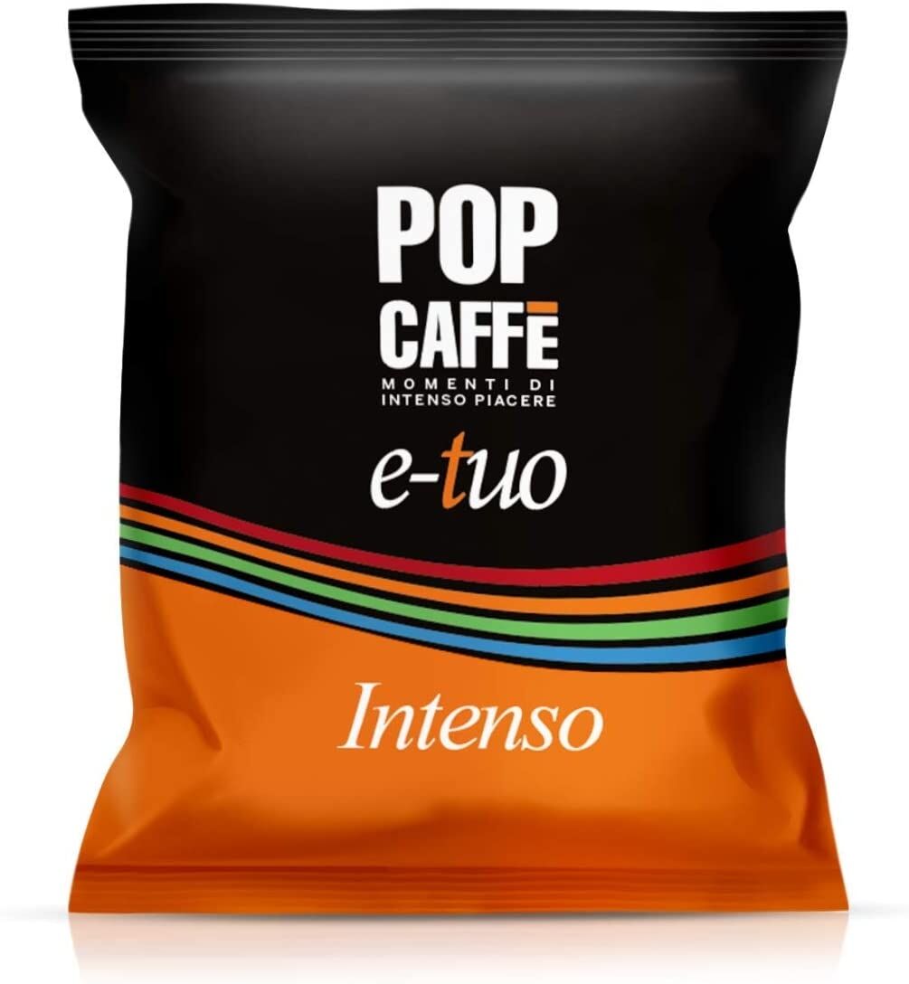 Pop 100 Capsule LUI, Fior Fiore Coop e AROMA VERO Compatibili Caffè Intenso .1 E-TUO