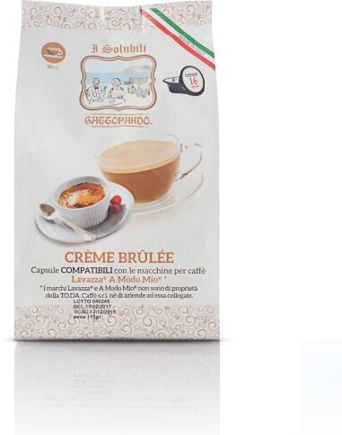 ToDa 16 Capsule A Modo Mio Gattopardo Creme Brulee Compatibili