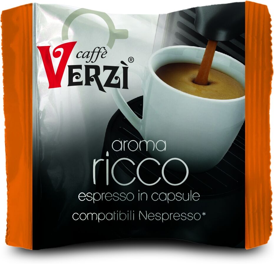 Verzì 100 Capsule Nespresso Compatibili Ricco Verzi Caffè