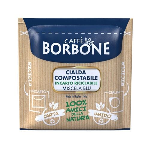 Borbone 50 Caffè Blu Cialde ESE in Carta Filtro 44 mm
