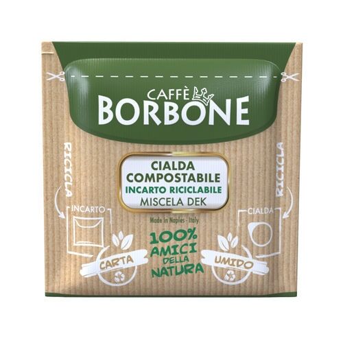 Borbone 50 Caffè Dek Cialde ESE in Carta Filtro 44 mm