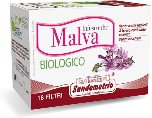 Sandemetrio 18 Filtri di Infuso alla Malva BIO