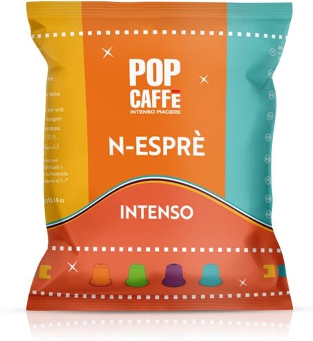 Pop 100 Capsule Caffè Compatibili Nespresso N-espre Intenso .1