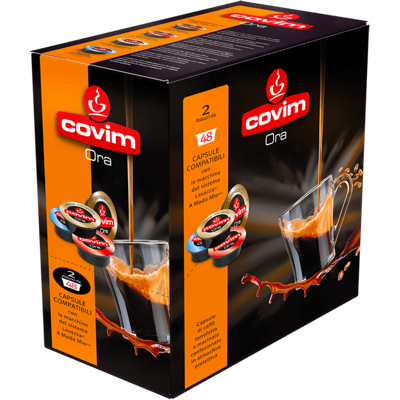 Covim 96 Capsule Caffè OroCrema A Modo Mio ORA Covim 96 Capsule Caffè OroCrema A Modo Mio ORA
