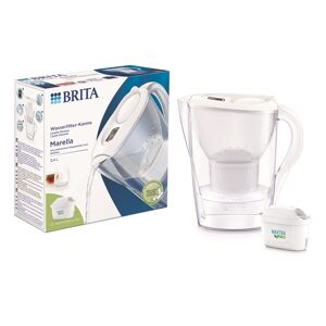 Brita Caraffa Filtrante Acqua Marella da 2.5 Litri con 1 Filtro Incluso