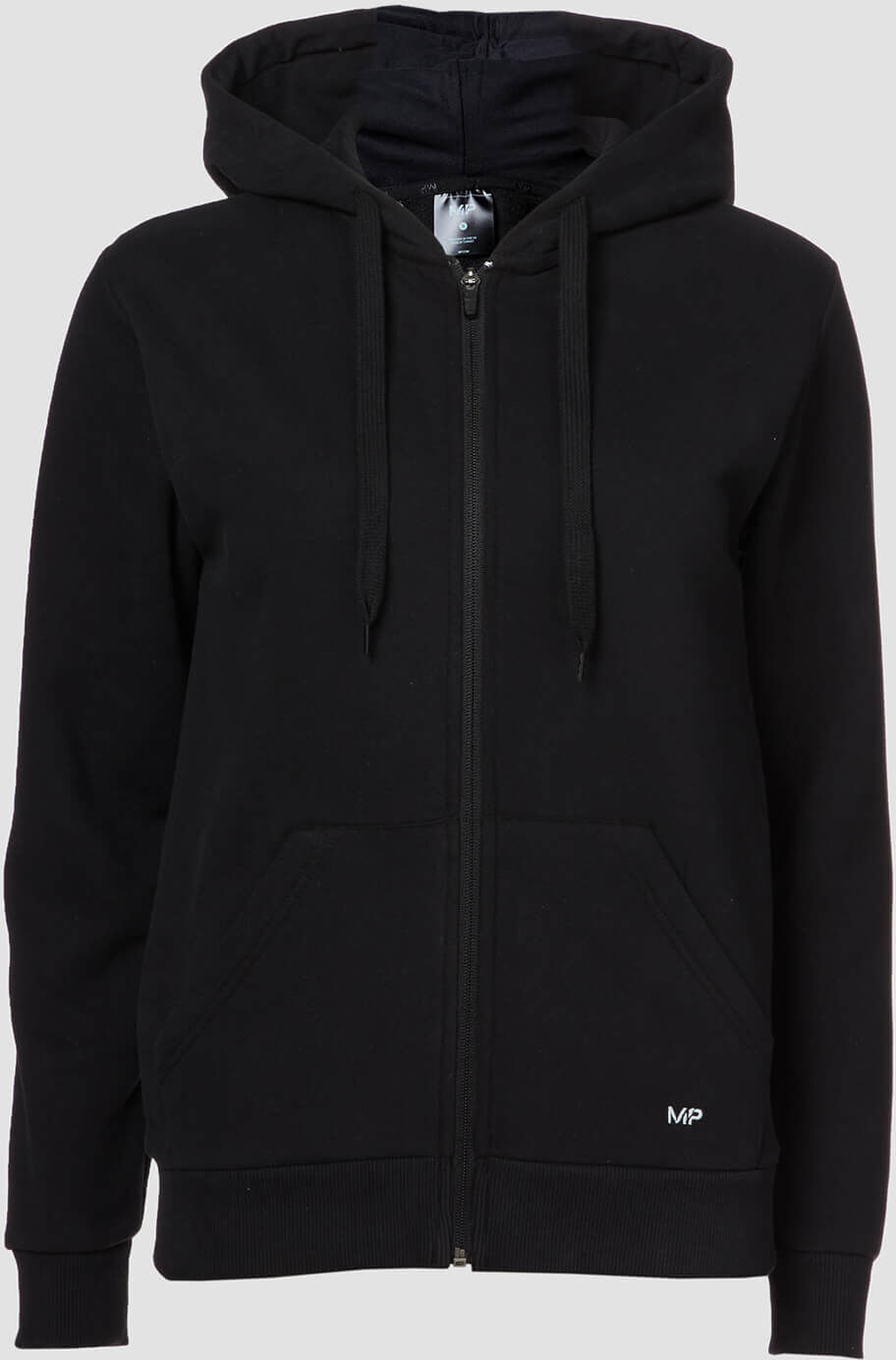 Myprotein Felpa con cappuccio e cerniera MP Essentials da donna - Nera - XXL Myprotein Felpa con cappuccio e cerniera MP Essentials da donna - Nera - XXL