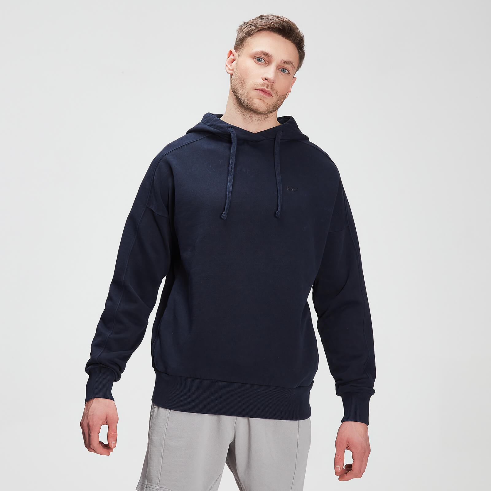 Mp Men's Raw Training Hoodie - Navy - XXL Mp Men's Raw Training Hoodie - Navy - XXL