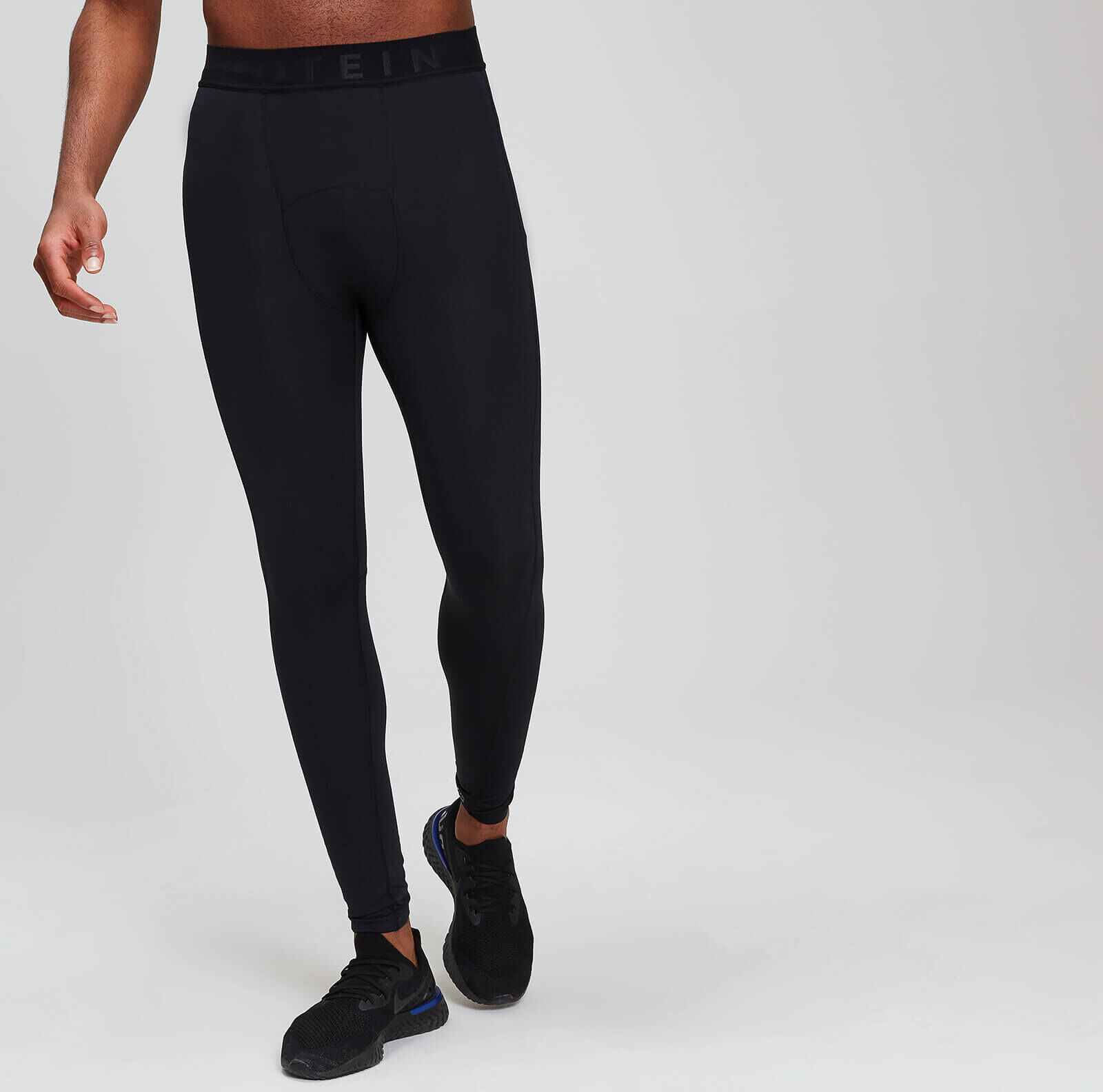 Mp Leggings sportivi attillati  Essentials Base da uomo - Neri - XXXL