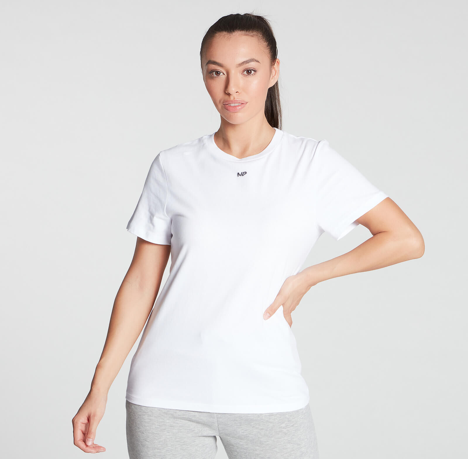 Myprotein T-shirt Essentials MP - Bianco - XS Myprotein T-shirt Essentials MP - Bianco - XS