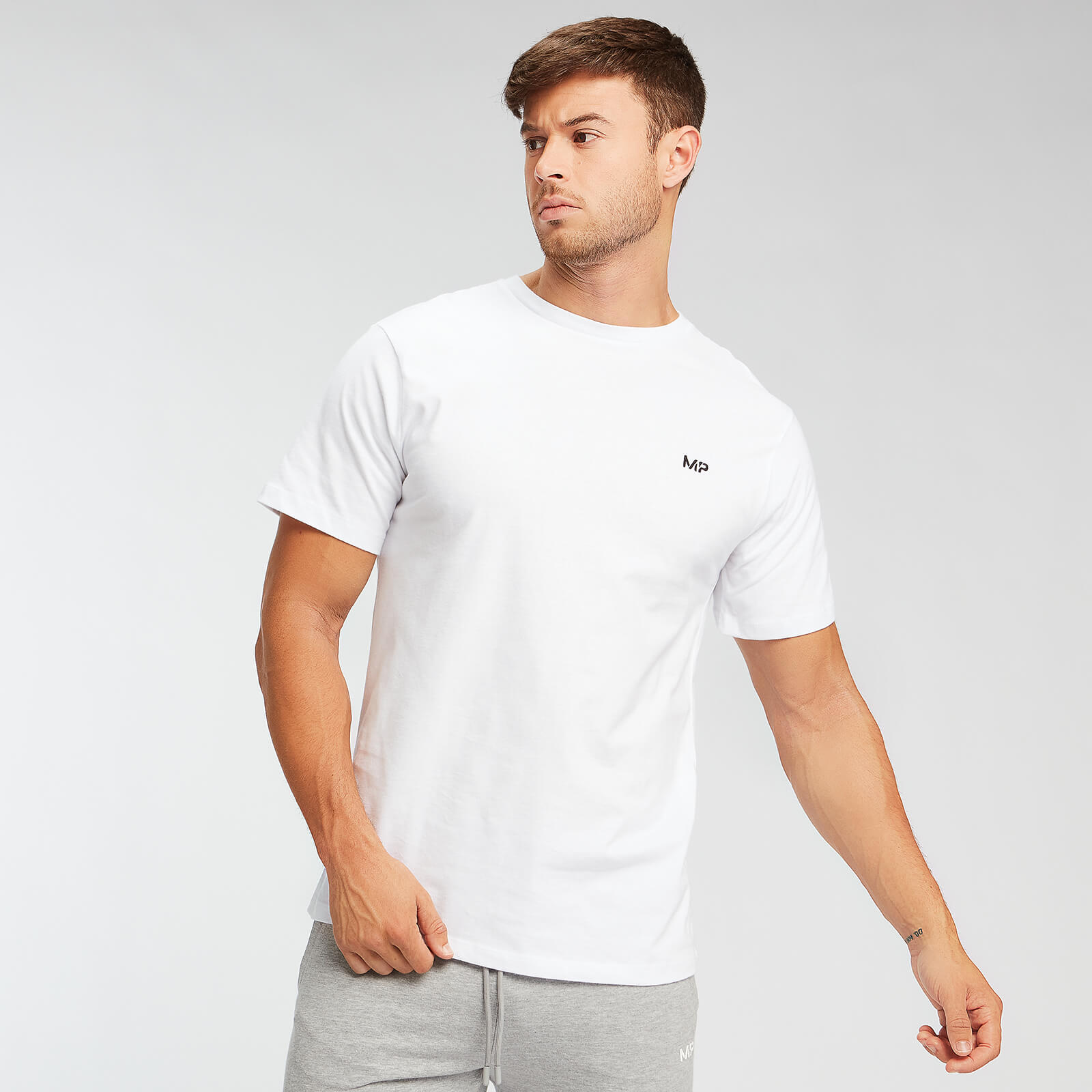 Myprotein T-shirt Essentials MP - Bianco - S Myprotein T-shirt Essentials MP - Bianco - S