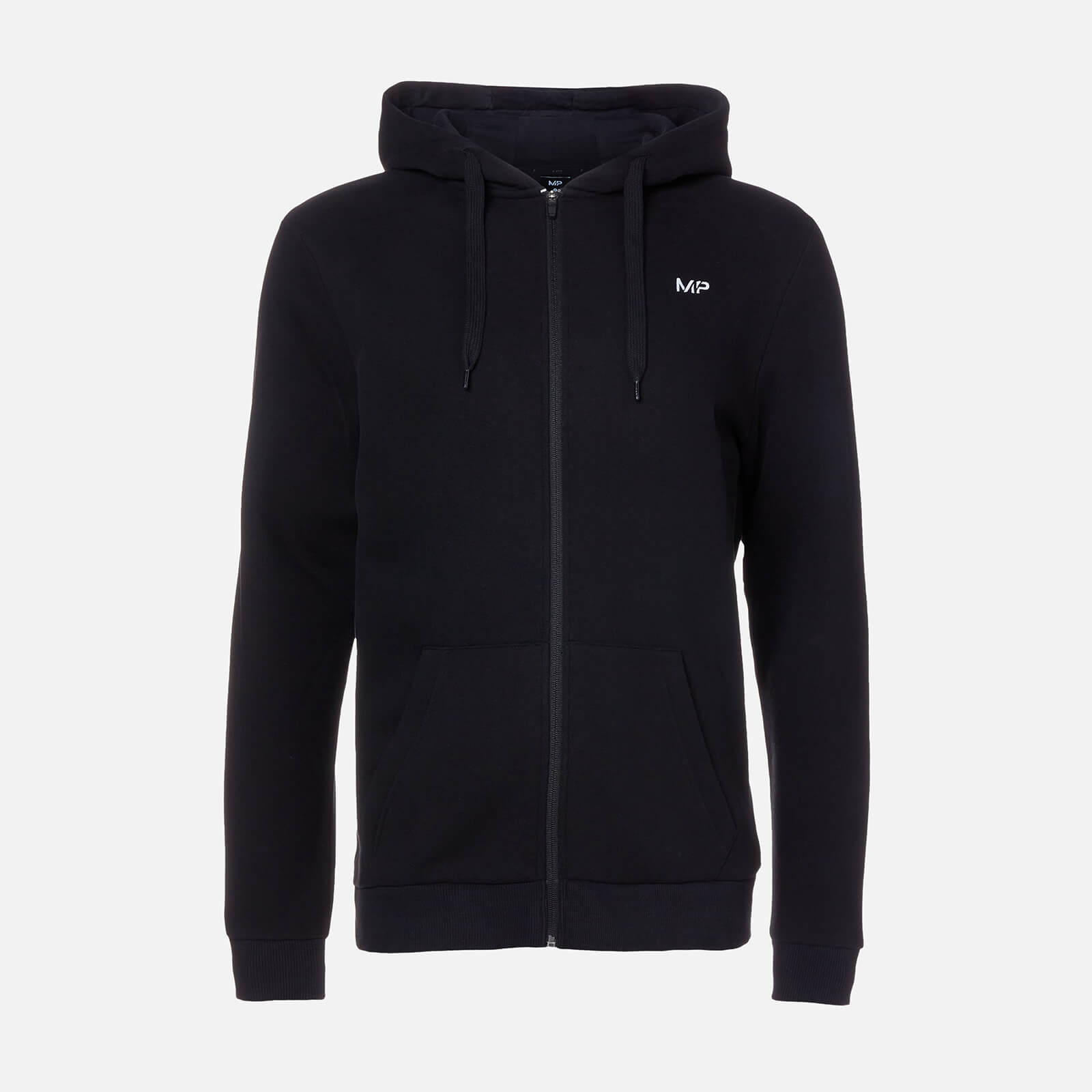 Myprotein Felpa con cappuccio e cerniera MP Essentials da uomo - Nera - XL Myprotein Felpa con cappuccio e cerniera MP Essentials da uomo - Nera - XL