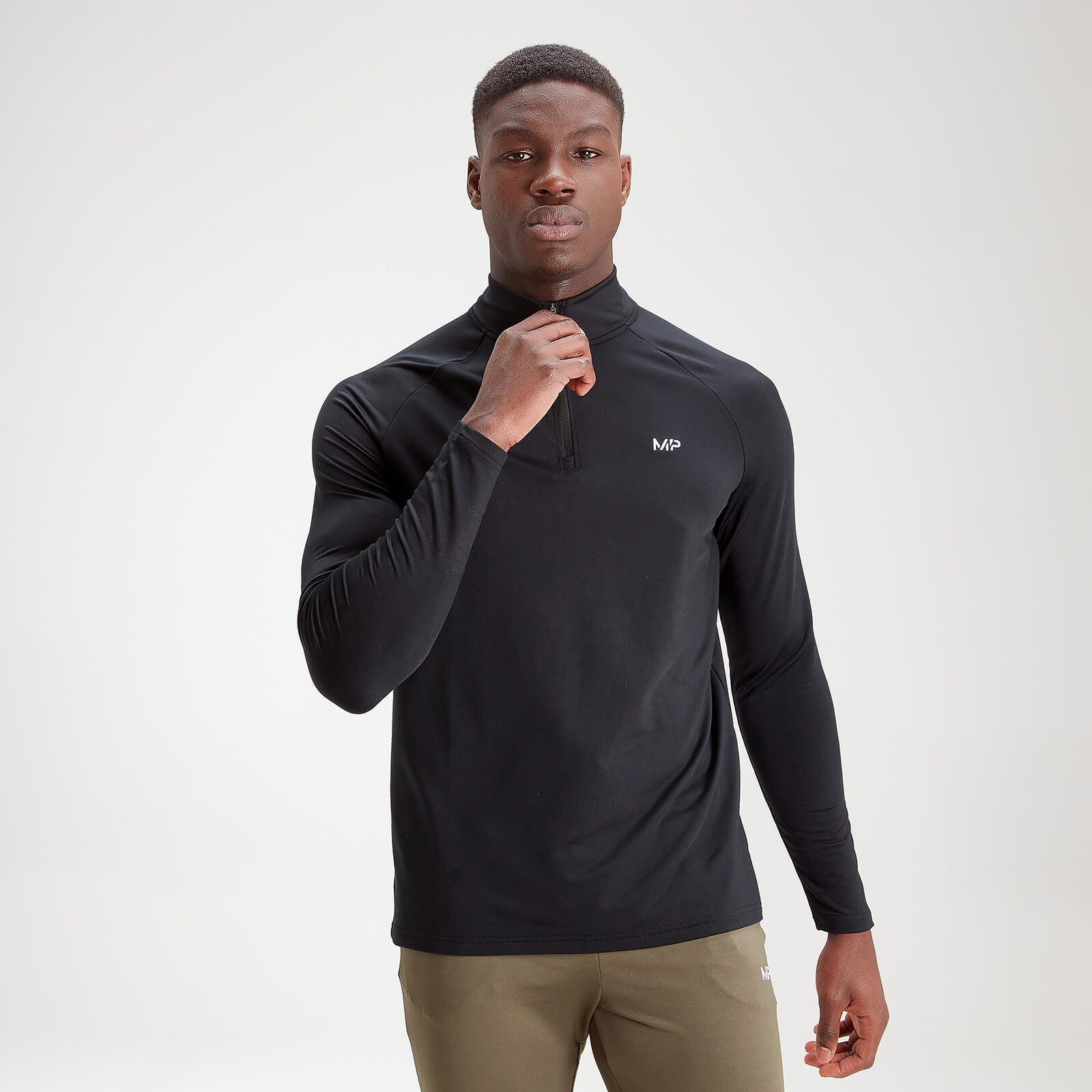Mp Men's Essentials 1/4 Zip - Black - S Mp Men's Essentials 1/4 Zip - Black - S