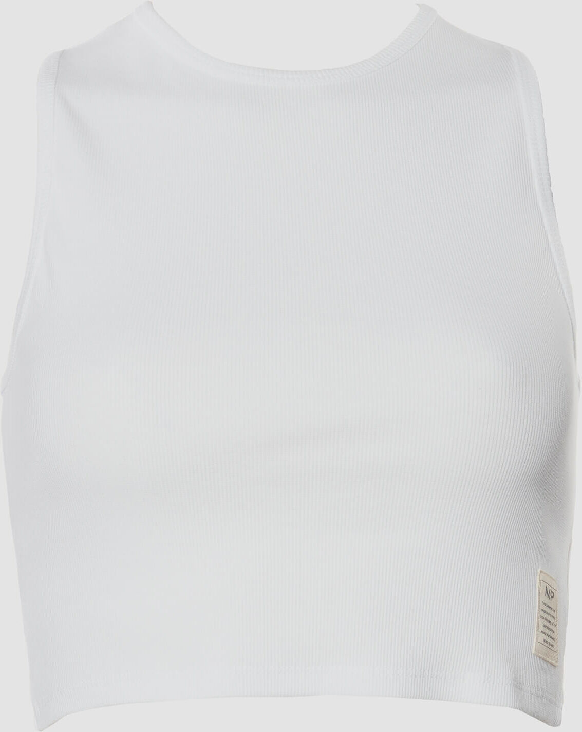 Myprotein MP Women's A/WEAR Rib Vest - White - L Myprotein MP Women's A/WEAR Rib Vest - White - L