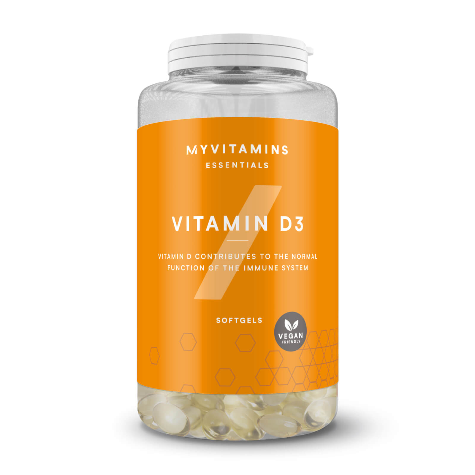 Myvitamins Vitamina D3 in Capsule - 180Softgel - Vegan