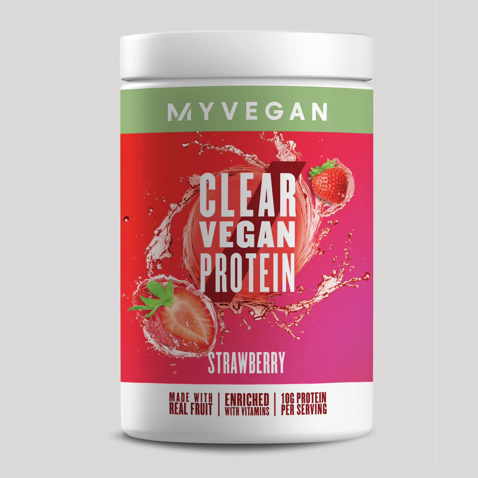 Myvegan Clear Vegan Protein - 320g - Fragola