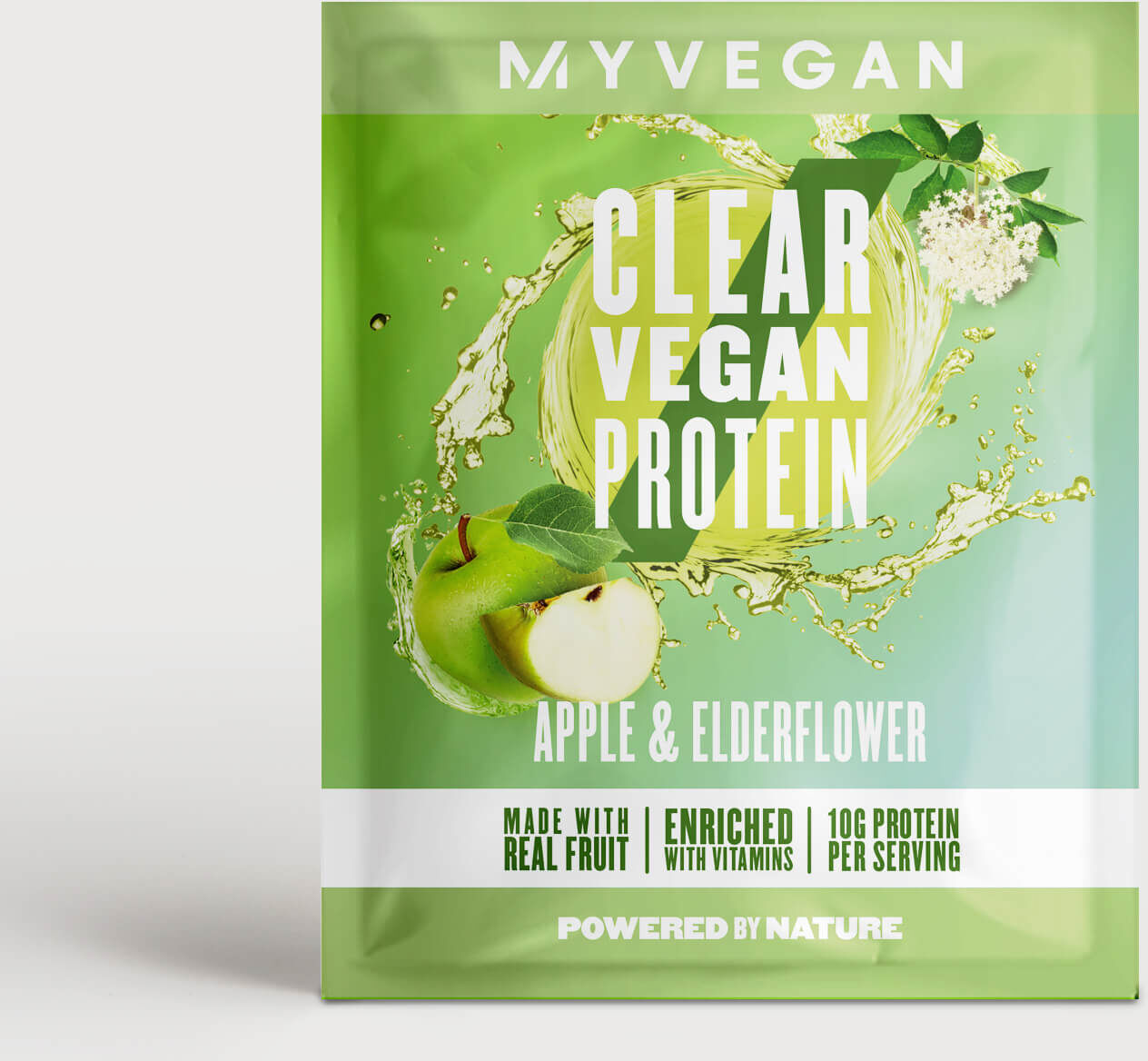 Myvegan Clear Vegan Protein, 16g (Sample) - 16g - Apple & Elderflower Myvegan Clear Vegan Protein, 16g (Sample) - 16g - Apple & Elderflower
