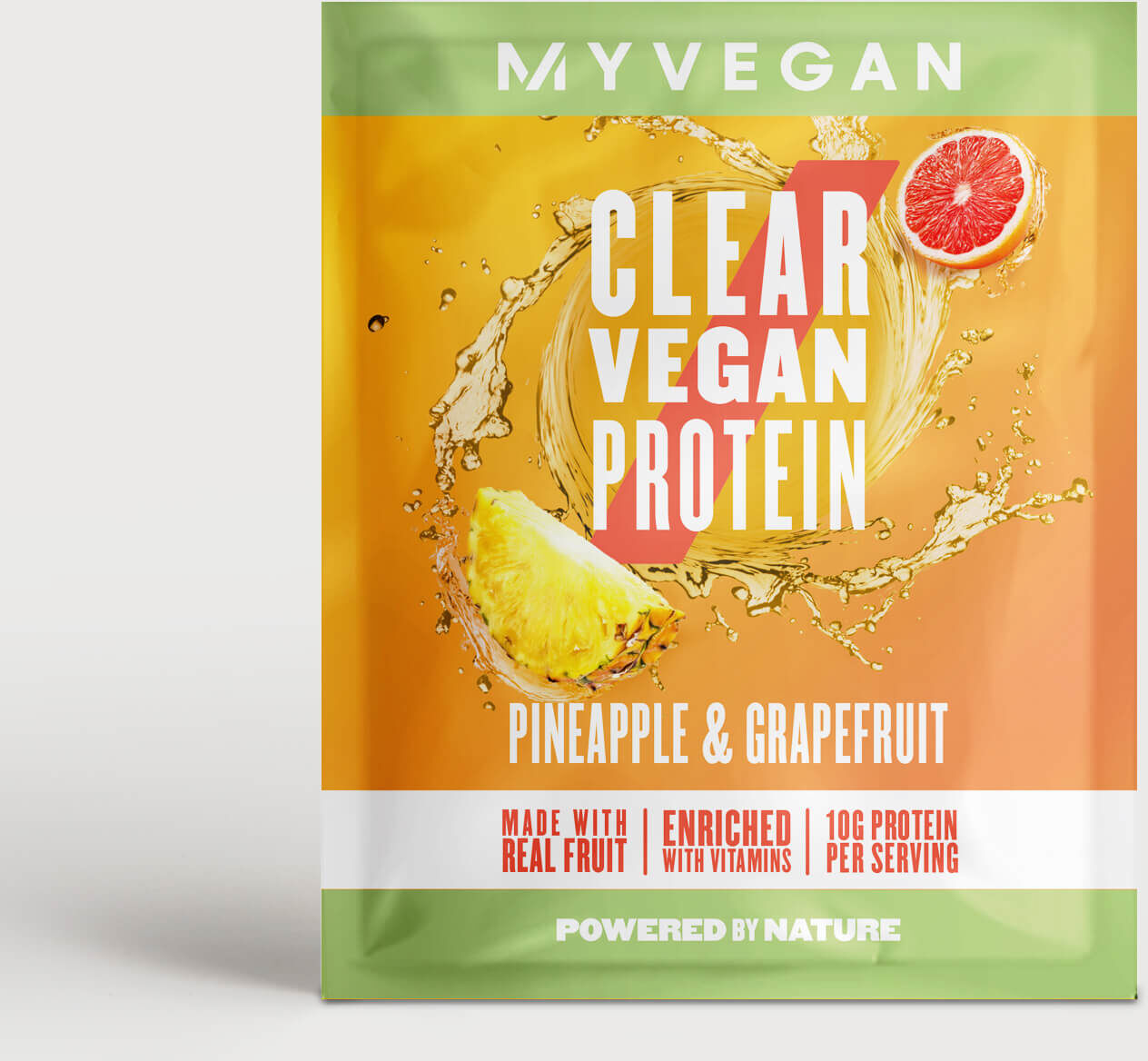 Myvegan Clear Vegan Protein, 16g (Sample) - 16g - Pineapple & Grapefruit Myvegan Clear Vegan Protein, 16g (Sample) - 16g - Pineapple & Grapefruit
