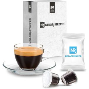 Neroristretto 50 Capsule Singole Compatibili Nespresso®* Decaffeinato